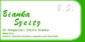 bianka szeitz business card